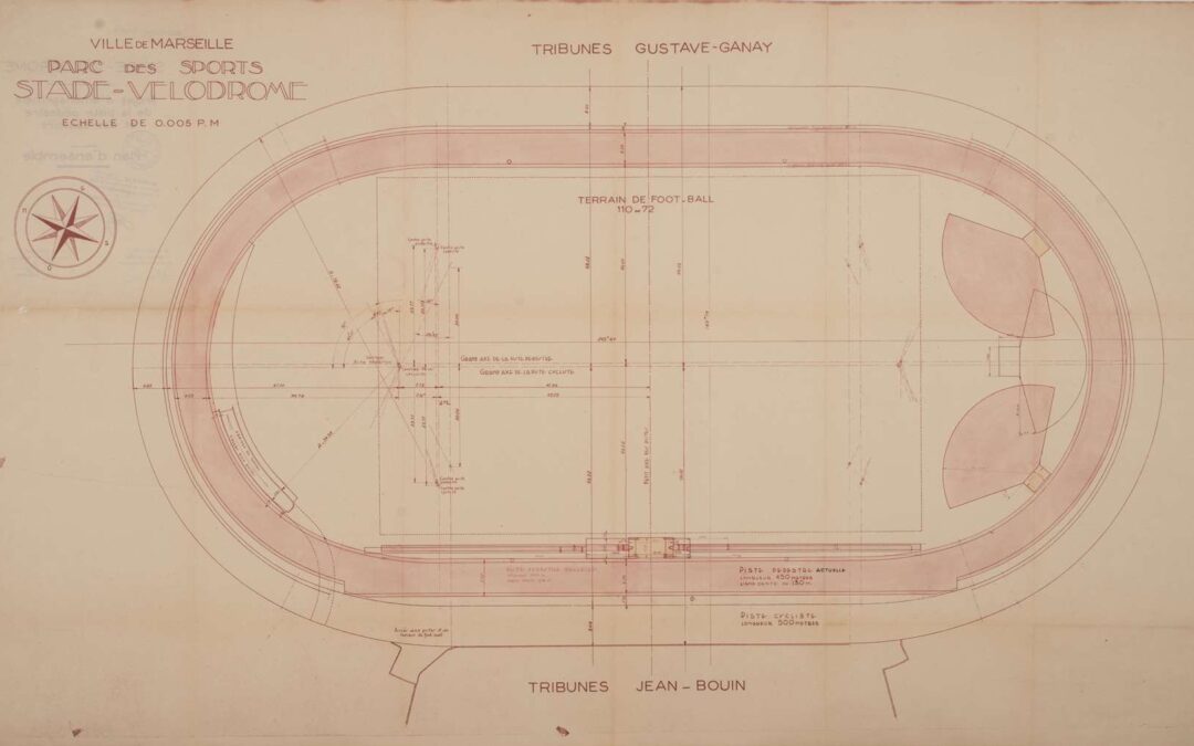 Le plan du Stade vélodrome