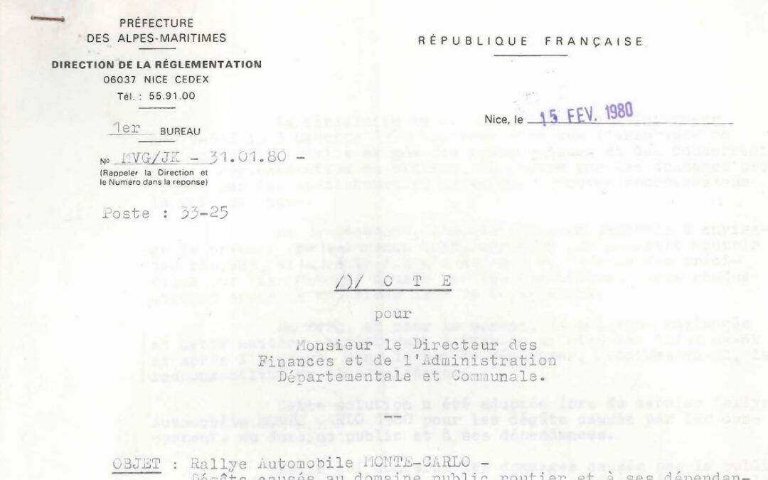 Dégradation de la chaussée