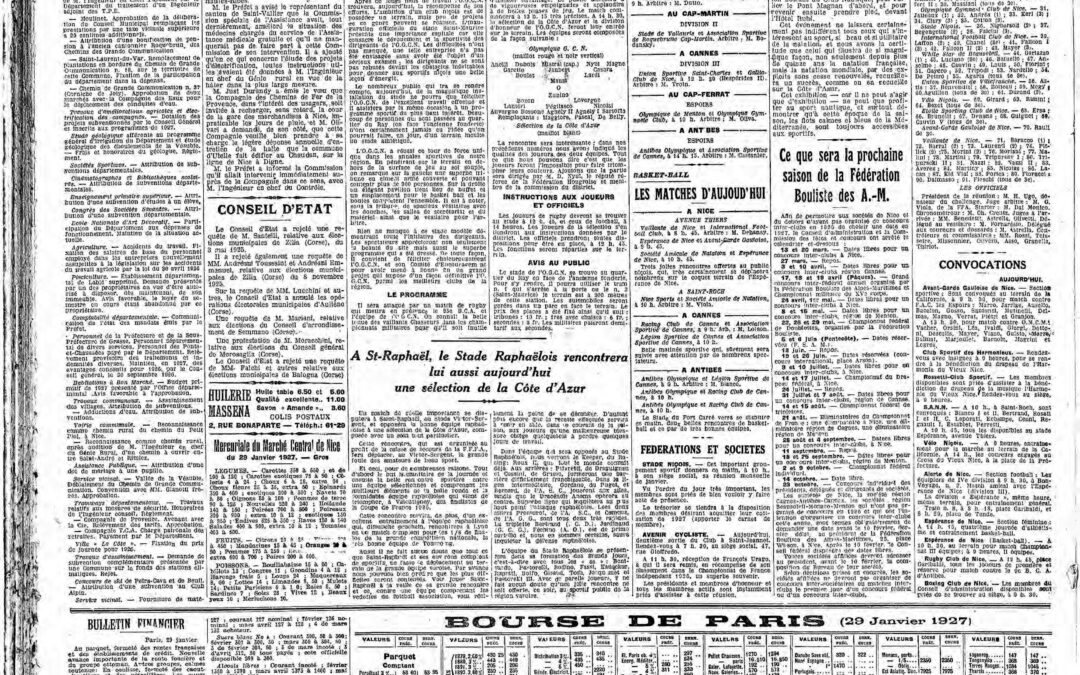L&rsquo;inauguration du stade de l&rsquo;OGC Nice