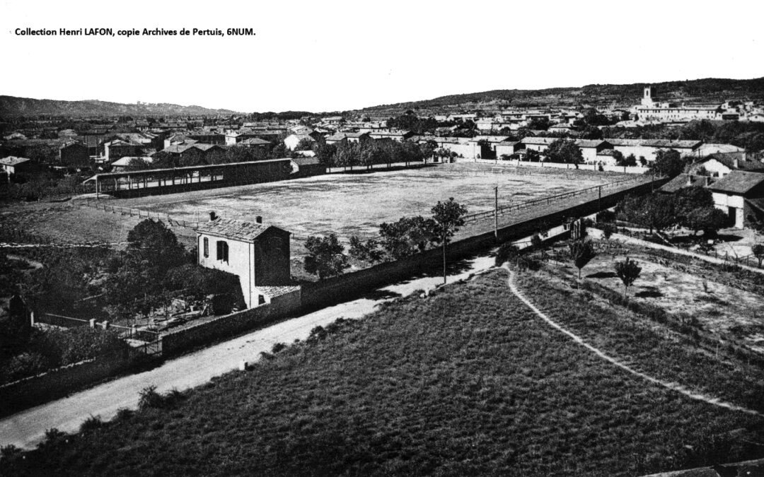 Le stade Antonin Bonnaud au début des années 1950