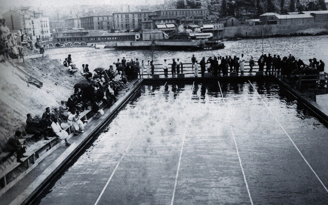 Inauguration officielle du bassin en juin 1932