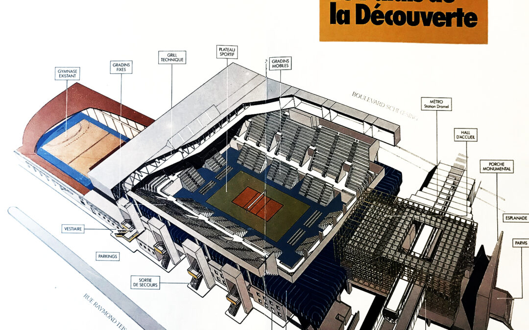 Plan en trois dimensions du Palais des sports