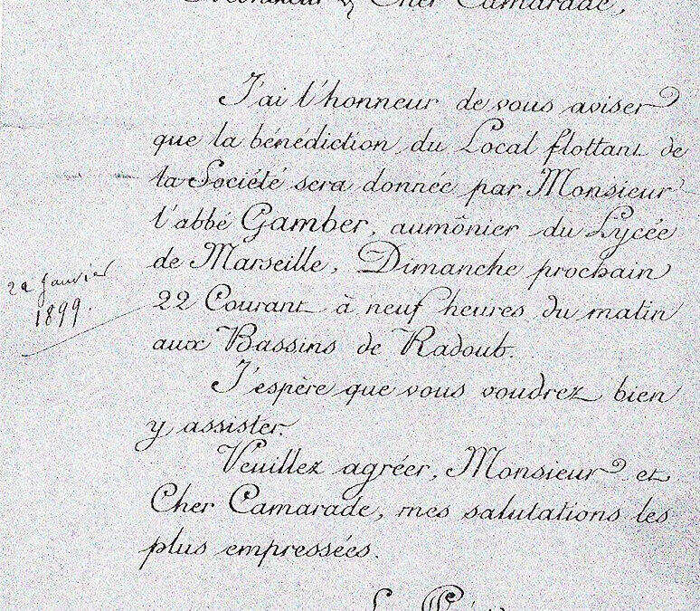 La bénédiction du Pavillon flottant