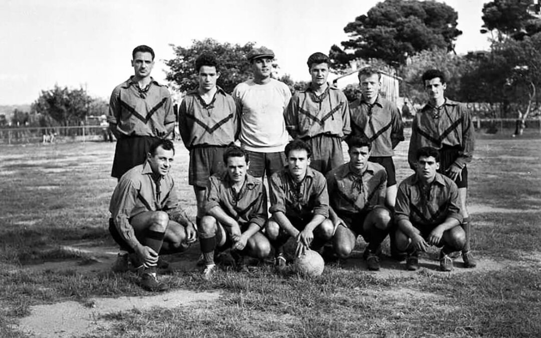 L’équipe de l’Étoile sportive de La Ciotat contre l’OM