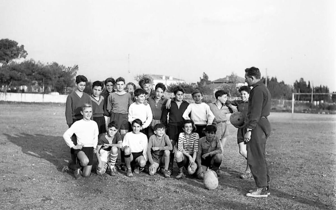 L’entraînement de foot pour les cadets du club
