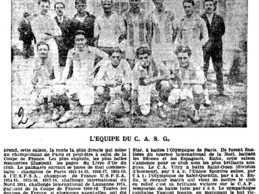 Inauguration du stade Jean Bouin