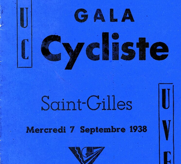 Programme du gala cycliste de la Saint-Gilles 1938 à Cavaillon