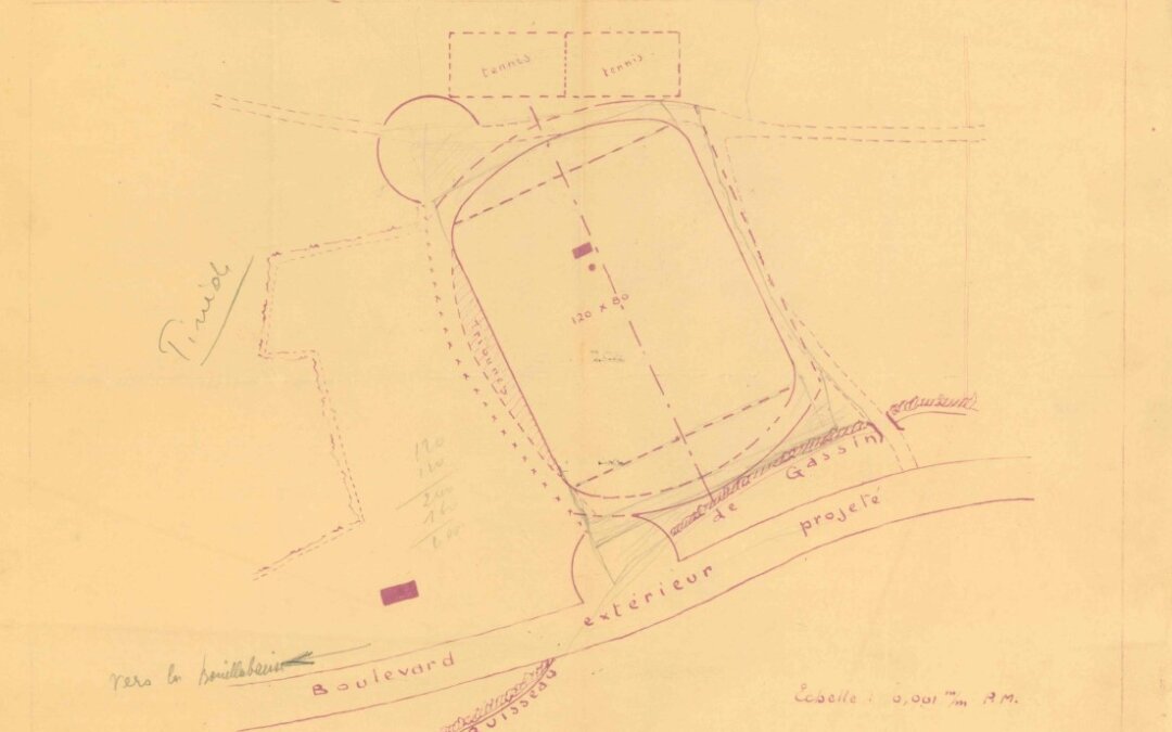 Plan d’aménagement d’un terrain de sport à Saint-Tropez
