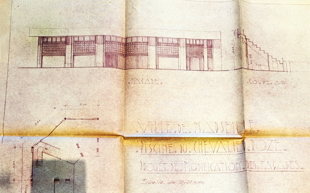 Ville de Marseille Piscine du Chevalier Roze-Sports projet de modification des façades