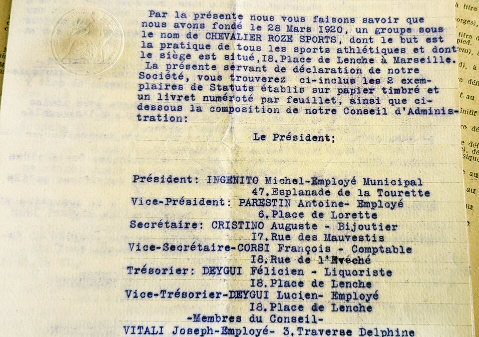 La reconstitution du Chevalier Roze Sports