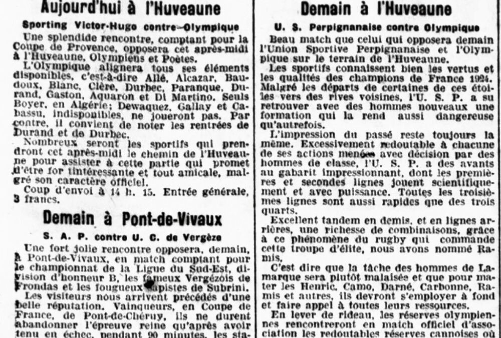 Football et rugby cohabitent au stade de l’Huveaune