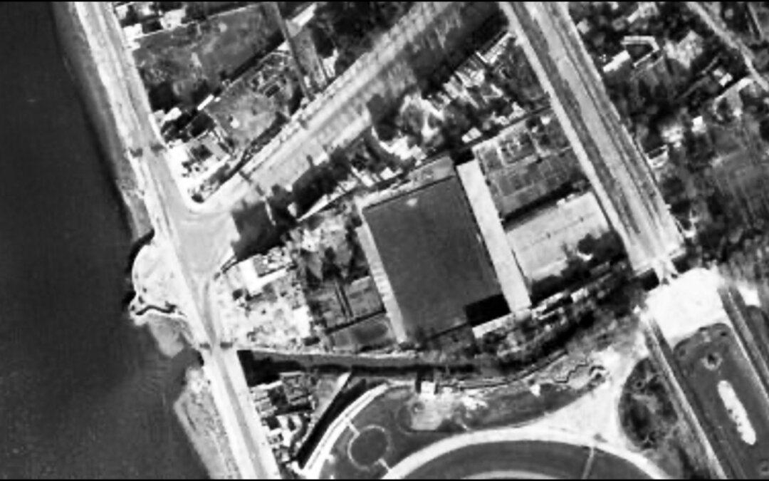Vue aérienne du stade Fernand Bouisson