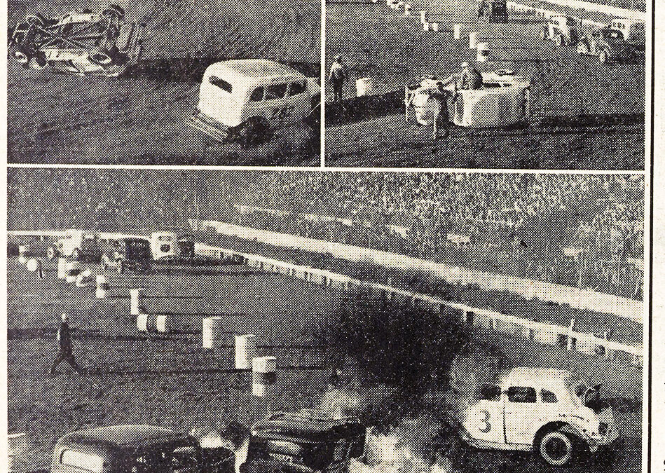 Course de stock-car au stade de l’Huveaune devant un nombreux public