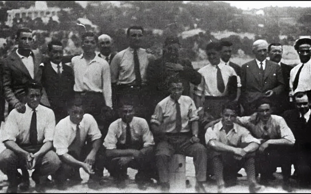L’équipe de France de football sur le quai de Villefranche-sur-Mer