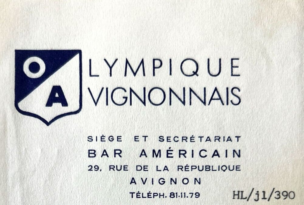 Blason de l’Olympique avignonnais (OA)