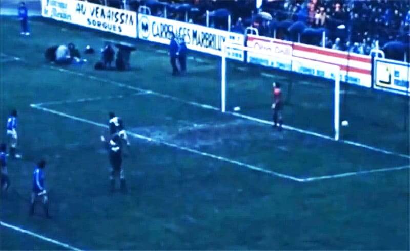 Olympique avignonnais AS Saint-Étienne au Parc des Sports en 1975