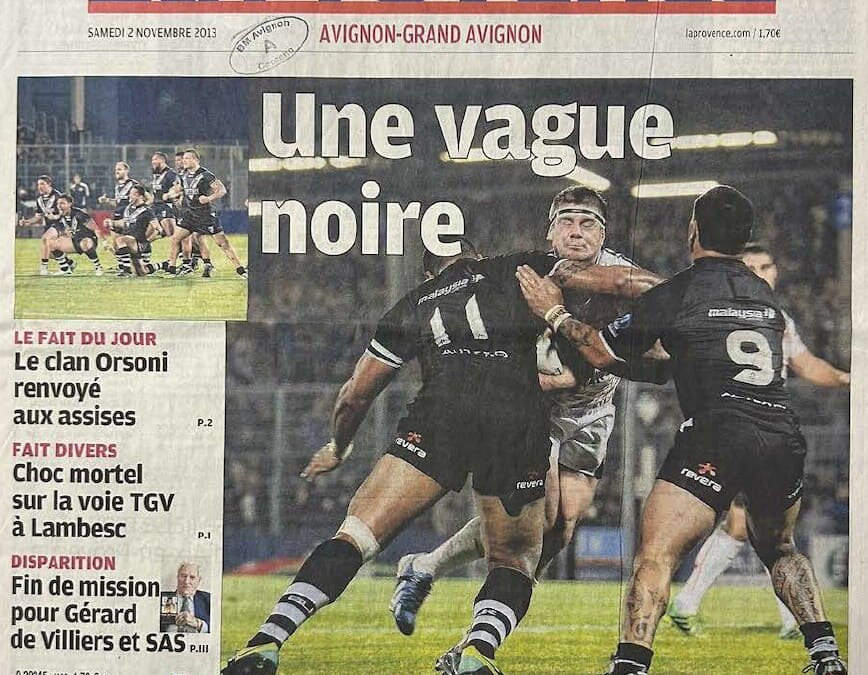 Rencontre France-Zélande de rugby à XIII au Parc des Sports d’Avignon
