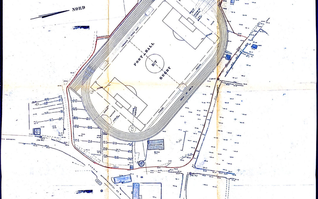 Plan de masse du futur stade municipal de Grasse