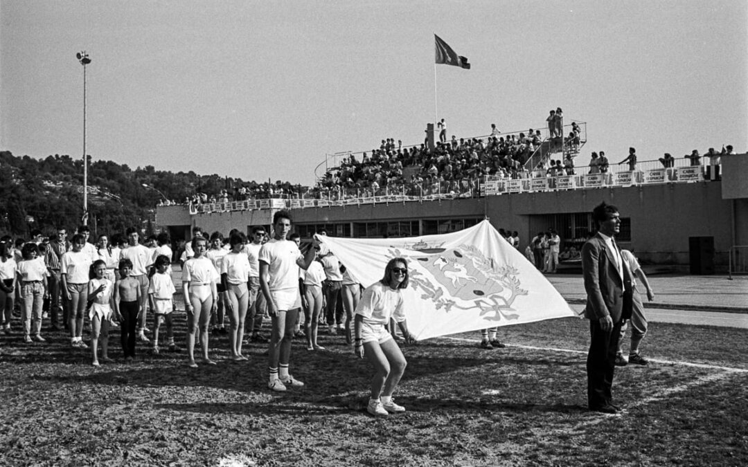 Défilé des équipes des Jeux sportifs Grasse Ingolstadt